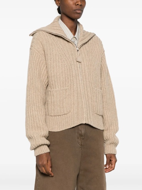 LEMAIRE Trucker cardigan - Brown - zdjęcie produktu nr 2