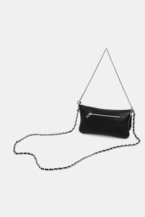 ZADIG&VOLTAIRE torebka skórzana kolor czarny LWBA03977 - zdjęcie produktu nr 2