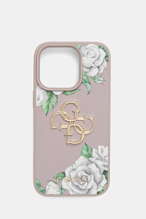 Guess etui na telefon iPhone 16 Pro kolor fioletowy GUHCP16LPGROP4MU - zdjęcie produktu nr 1