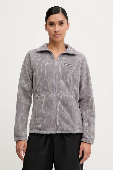 Columbia bluza sportowa Benton Springs kolor szary wzorzysta 2021771 - zdjęcie produktu nr 1