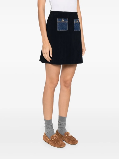 SANDRO high-waisted skirt - Blue - zdjęcie produktu nr 2