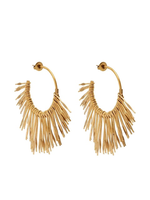 ISABEL MARANT fringe hoop earrings - Gold - zdjęcie produktu nr 1