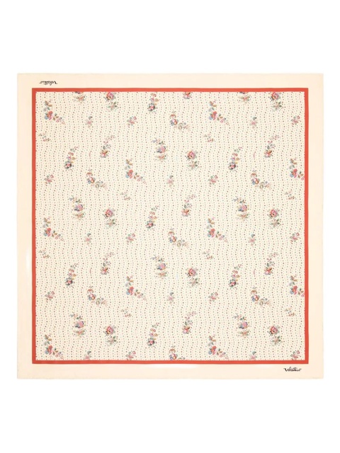 Valentino Garavani Papier Floreal silk scarf - Neutrals - zdjęcie produktu nr 1