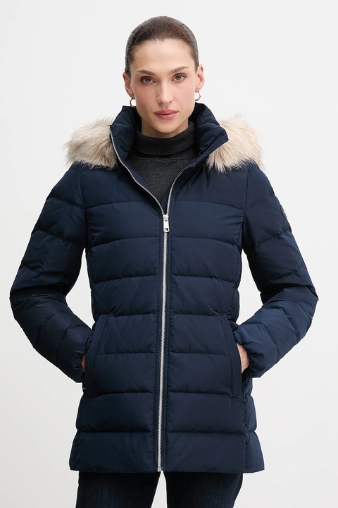 Tommy Hilfiger kurtka puchowa kolor granatowy zimowa WW0WW47542 - zdjęcie produktu nr 1