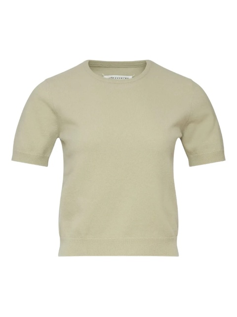 Maison Margiela knitted T-shirt - Neutrals - zdjęcie produktu nr 1