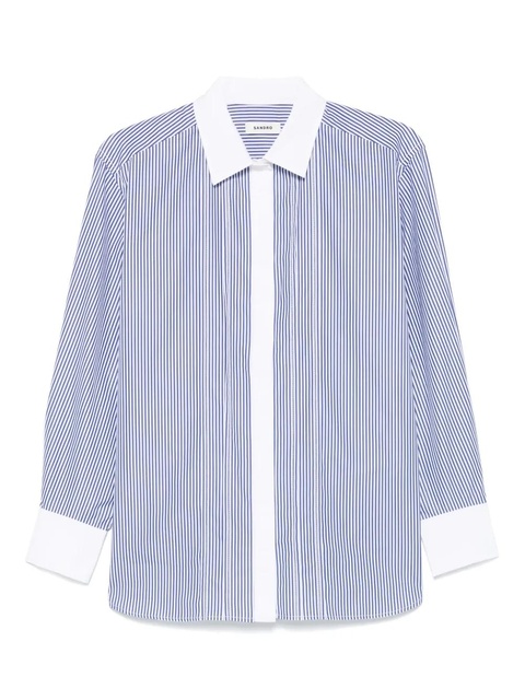 SANDRO striped shirt - White - zdjęcie produktu nr 1