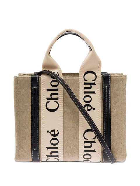 Chloé small Woody tote bag - Neutrals - zdjęcie produktu nr 2