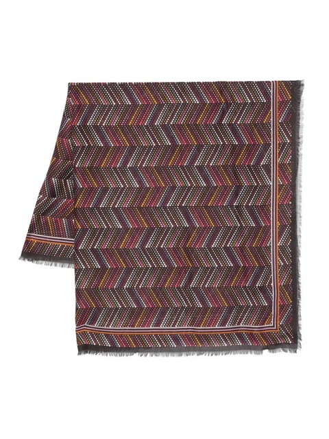 Missoni polka-dot zigzag scarf - Brown - zdjęcie produktu nr 1