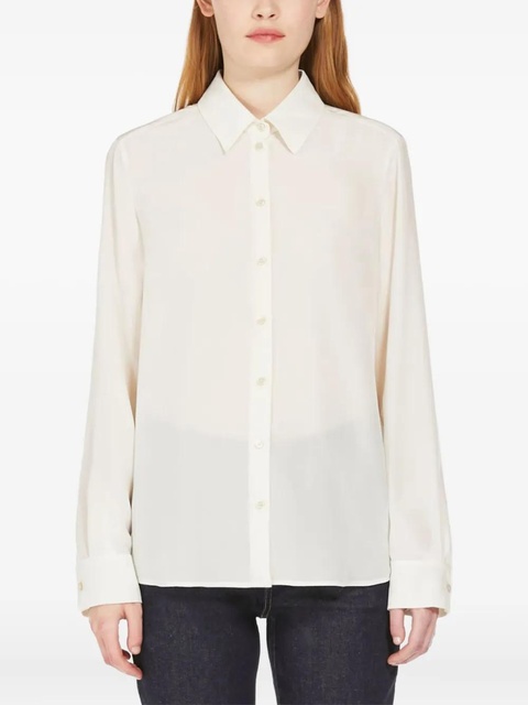 Weekend Max Mara point-collar gathered-cuff shirt - White - zdjęcie produktu nr 1