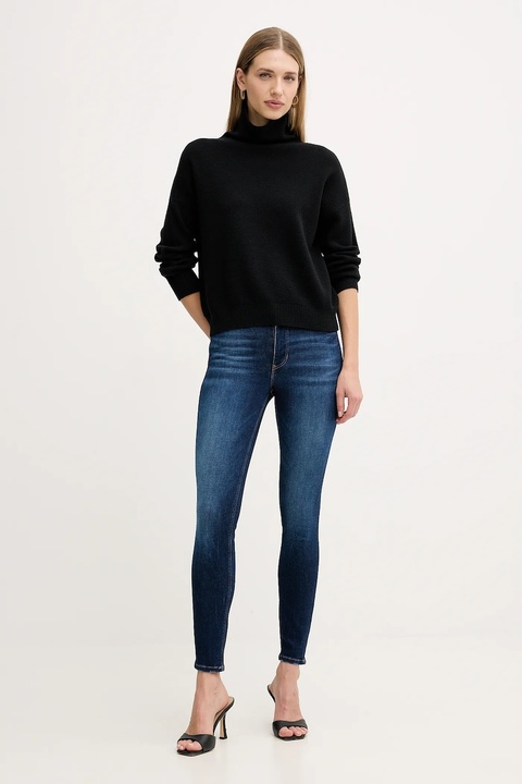 Guess jeansy 1981 damskie kolor granatowy W2YA46 D4Q03 - zdjęcie produktu nr 1