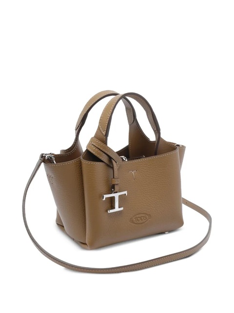 Tod's logo-detail leather cross body bag - Brown - zdjęcie produktu nr 2