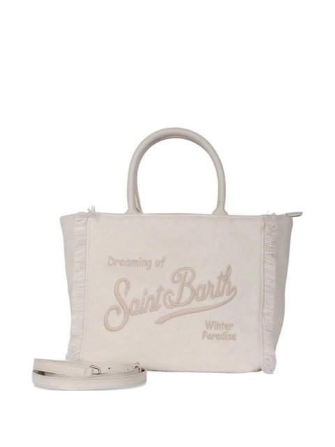 MC2 Saint Barth Colette embroidered fringed tote bag - Neutrals - zdjęcie produktu nr 2