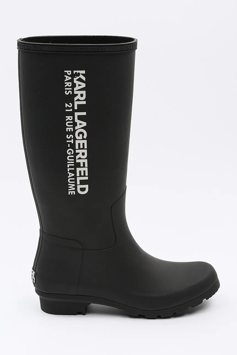 Karl Lagerfeld kalosze KALOSH damskie kolor czarny KL47085 - zdjęcie produktu nr 1