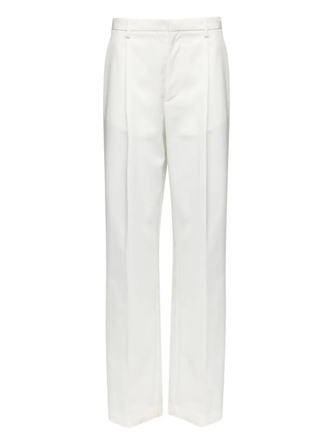 MM6 Maison Margiela pleated tailored trousers - White - zdjęcie produktu nr 1