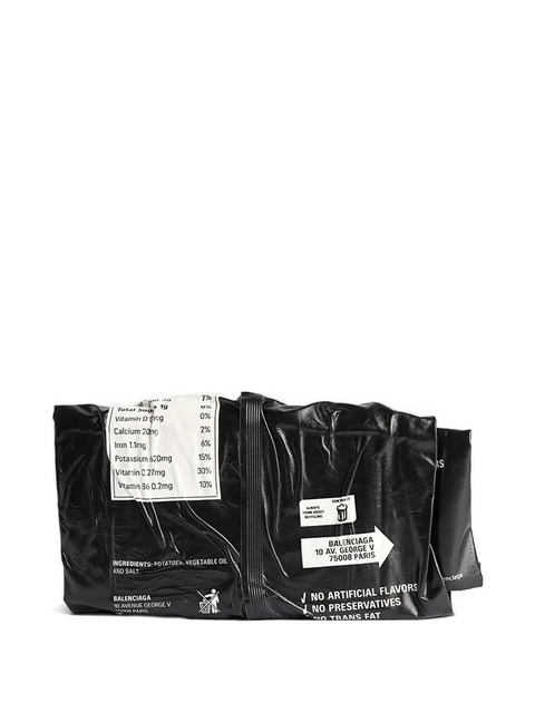 Balenciaga leather clutch bag - Black - zdjęcie produktu nr 2