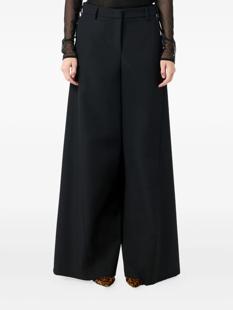 Blumarine wide-leg panelled trousers - Black - zdjęcie produktu nr 2