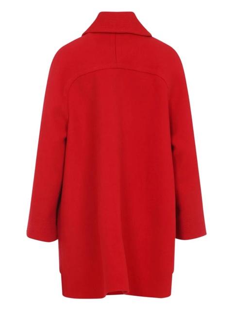 Valentino Garavani button-fastening wool coat - Red - zdjęcie produktu nr 2