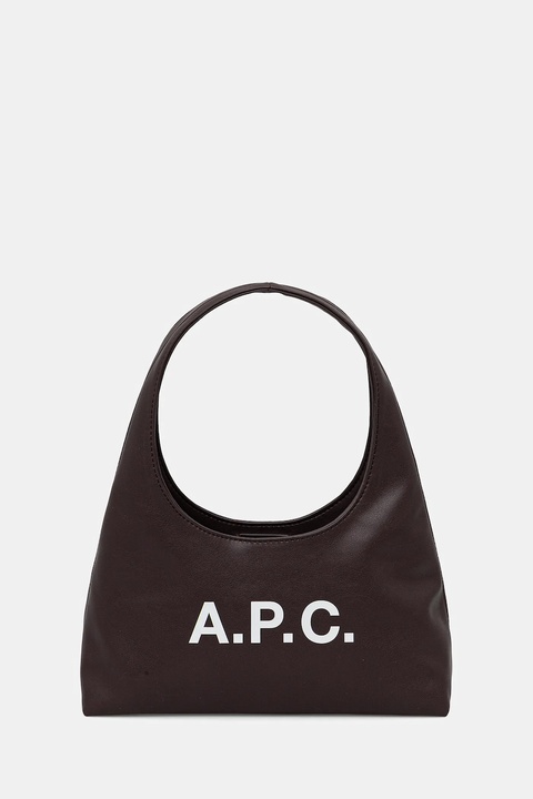 A.P.C. torebka baby ninon shoulder kolor brązowy PUAAT.F67027 - zdjęcie produktu nr 1