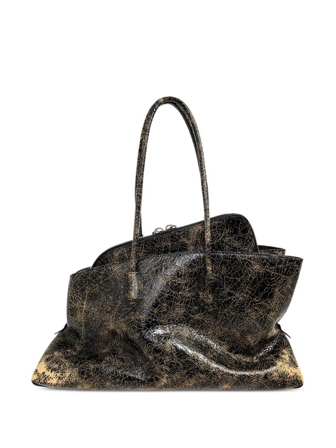 The Attico medium La Passeggiata tote bag - Black - zdjęcie produktu nr 1