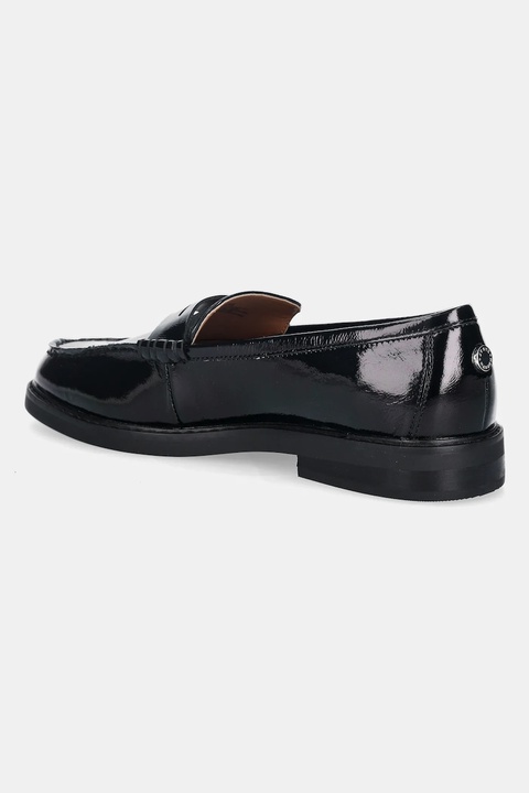 Steve Madden mokasyny skórzane Adison damskie kolor czarny na płaskim obcasie 11004736 - zdjęcie produktu nr 2