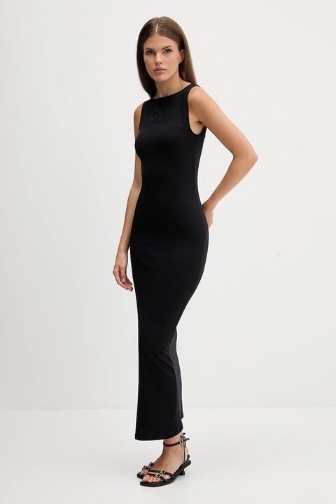 Juicy Couture sukienka kolor czarny maxi prosta JCWED225318 - zdjęcie produktu nr 2
