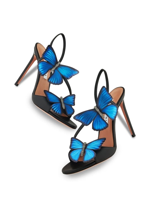 Aquazzura 105mm Babylon sandals - Black - zdjęcie produktu nr 2