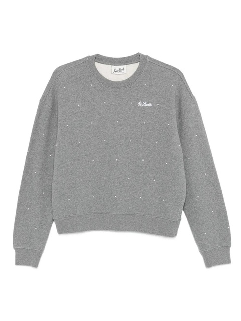 MC2 Saint Barth Casey embellished sweatshirt - Grey - zdjęcie produktu nr 1
