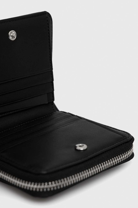 Karl Lagerfeld portfel damski kolor czarny - zdjęcie produktu nr 2
