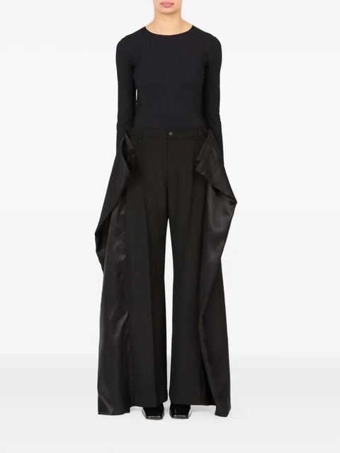 MM6 Maison Margiela panelled trousers - Black - zdjęcie produktu nr 1