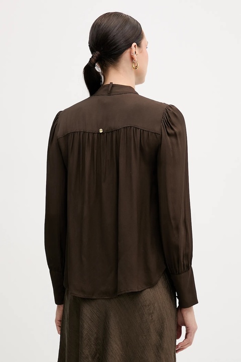 Pedro del Hierro koszula damska kolor brązowy regular 6632015 - zdjęcie produktu nr 2