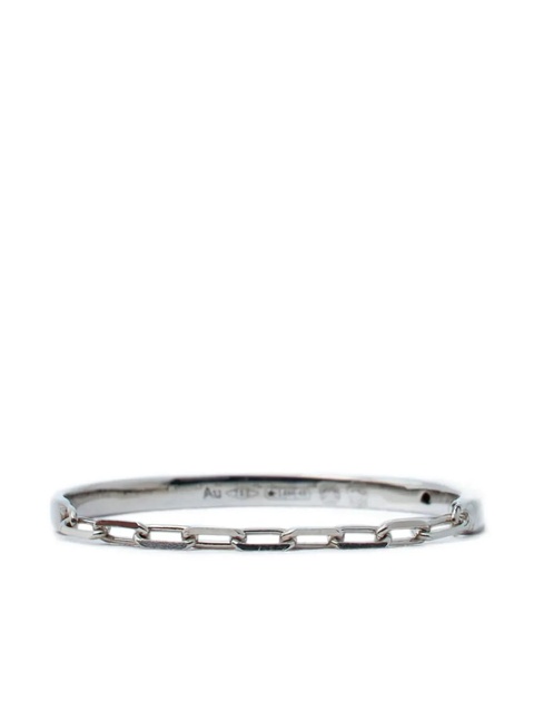 TOTEME 18K white gold diamond chain ring - Silver - zdjęcie produktu nr 1