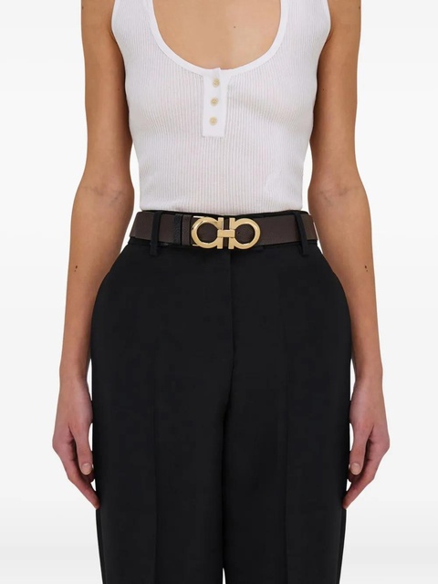 Ferragamo Gancini belt - Brown - zdjęcie produktu nr 2