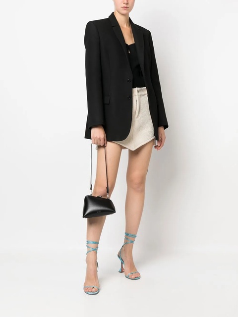 The Attico asymmetric clutch bag - Black - zdjęcie produktu nr 1