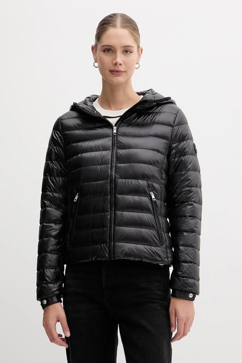 Tommy Hilfiger kurtka puchowa kolor czarny przejściowa WW0WW46788 - zdjęcie produktu nr 1