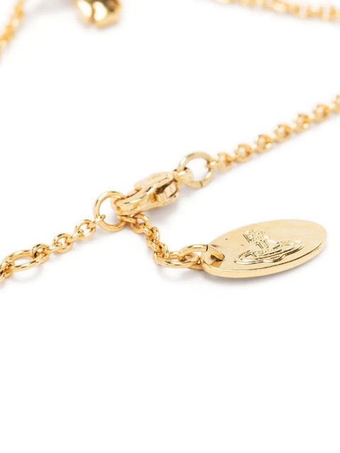 Vivienne Westwood Orb-embellished chain bracelet - Gold - zdjęcie produktu nr 2