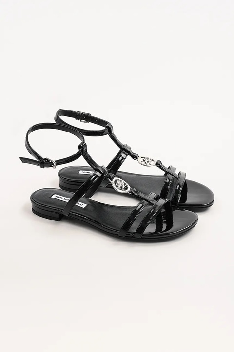 Karl Lagerfeld sandały skórzane ALISSO damskie kolor czarny KL82525 - zdjęcie produktu nr 2