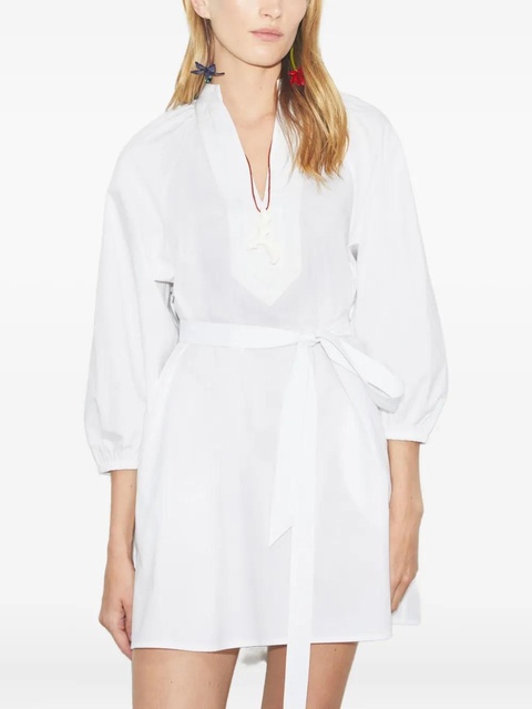 Tory Burch collared belted shirt dress - White - zdjęcie produktu nr 2