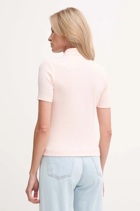 Calvin Klein Jeans polo damski kolor różowy LV047C907G - zdjęcie produktu nr 2