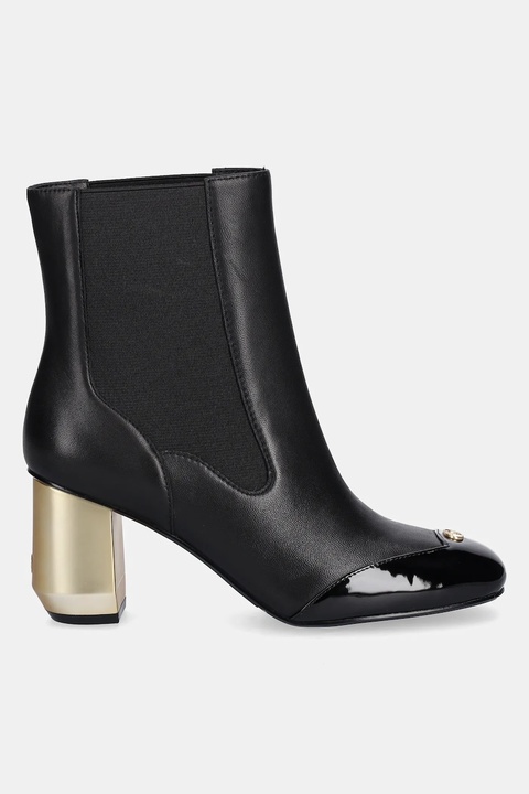 Liu Jo sztyblety skórzane SAMY 02 damskie kolor czarny na słupku SF5087PX69522222 - zdjęcie produktu nr 1