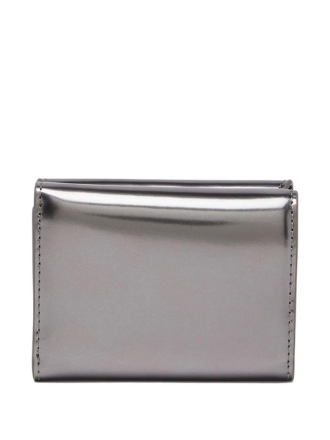Diesel mirrored leather tri-fold wallet - Grey - zdjęcie produktu nr 2