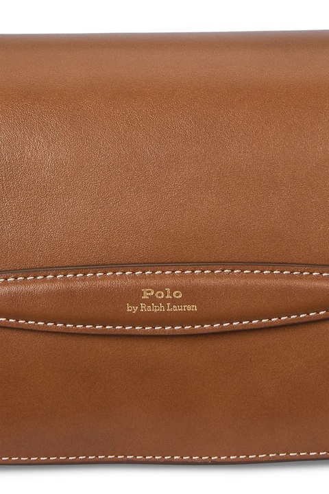 Polo Ralph Lauren torebka skórzana kolor brązowy 428971315 - zdjęcie produktu nr 2