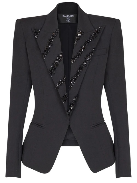 Balmain crystal six-button jacket - Black - zdjęcie produktu nr 1