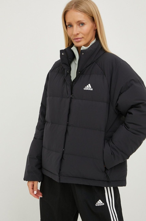 adidas Performance kurtka puchowa damska kolor czarny zimowa - zdjęcie produktu nr 2