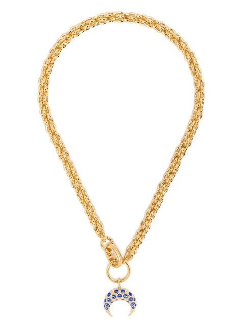 Marine Serre Moon-pendant necklace - Gold - zdjęcie produktu nr 1