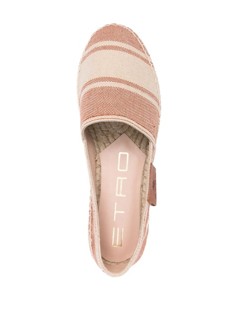 ETRO striped canvas espadrilles - Neutrals - zdjęcie produktu nr 2