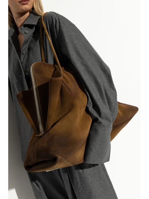 The Attico large La Passeggiata tote bag - Brown - zdjęcie produktu nr 1