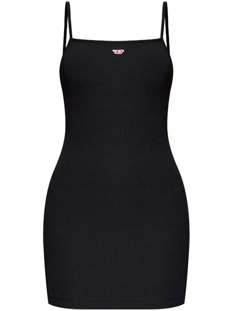 Diesel D-Hopy-D logo-appliqué mini dress - Black - zdjęcie produktu nr 1