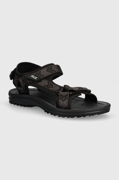 Jack Wolfskin sandały Wave Breaker damskie kolor czarny 4050291 - zdjęcie produktu nr 1