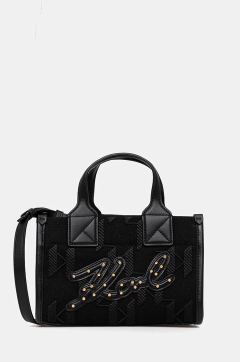 Karl Lagerfeld torebka kolor czarny 246W3012 - zdjęcie produktu nr 1
