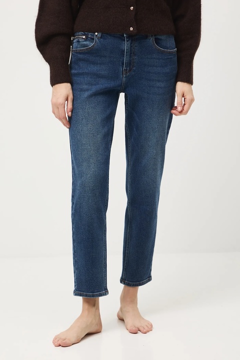 Medicine jeansy damskie kolor granatowy - zdjęcie produktu nr 2